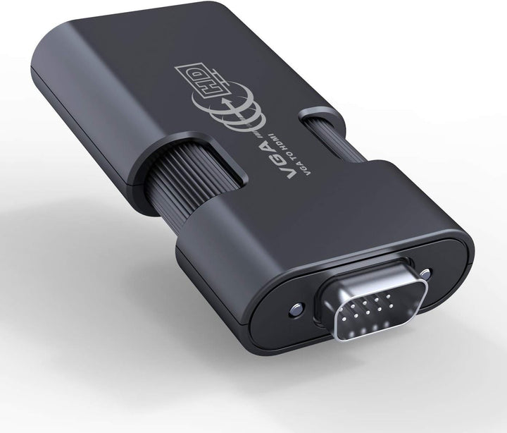 PremiumCord elektronischer Konverter VGA + Audio zu HDMI, Full HD 1080p, schwarz