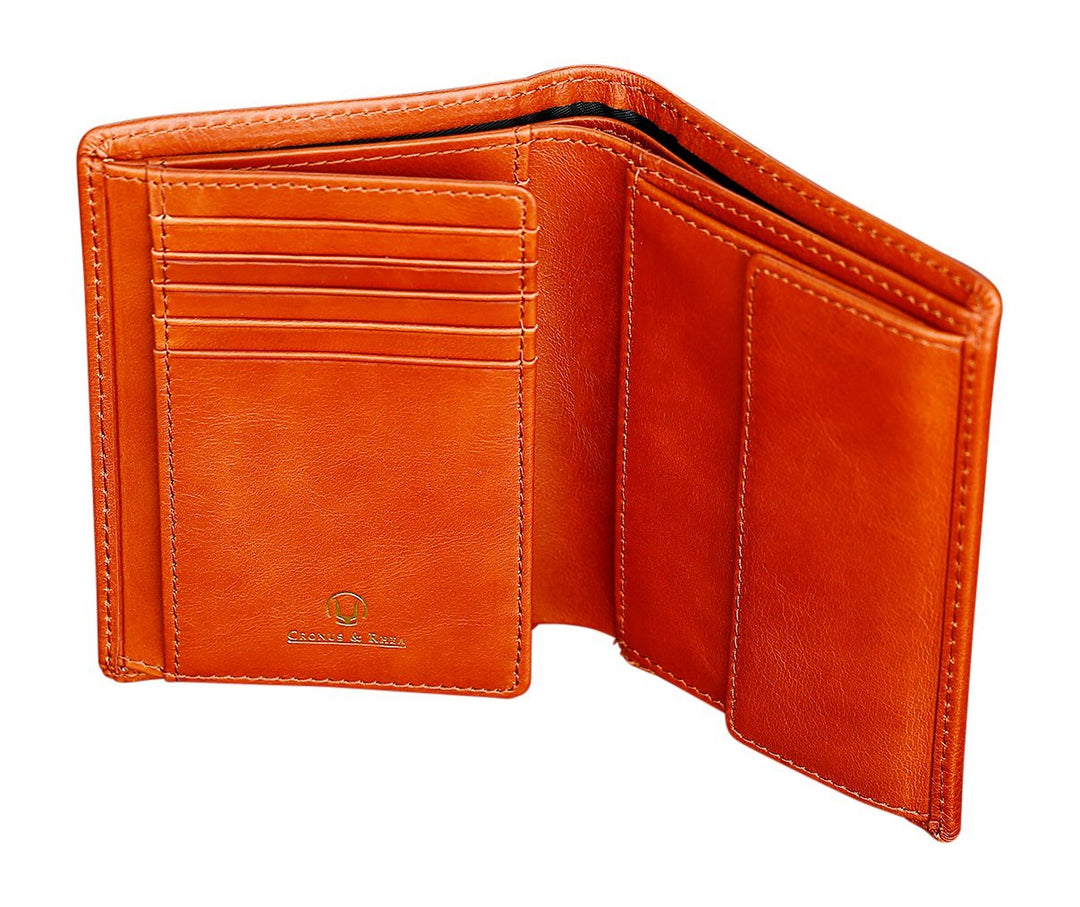 Cronus &amp; Rhea® | Luxus Geldbörse mit Münzfach aus exklusivem Leder (Charon) | Geldbeutel - Brieftasc