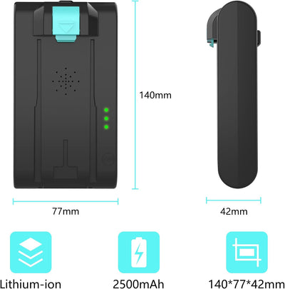 Ersatzbatterien für S108B akkustaubsauger