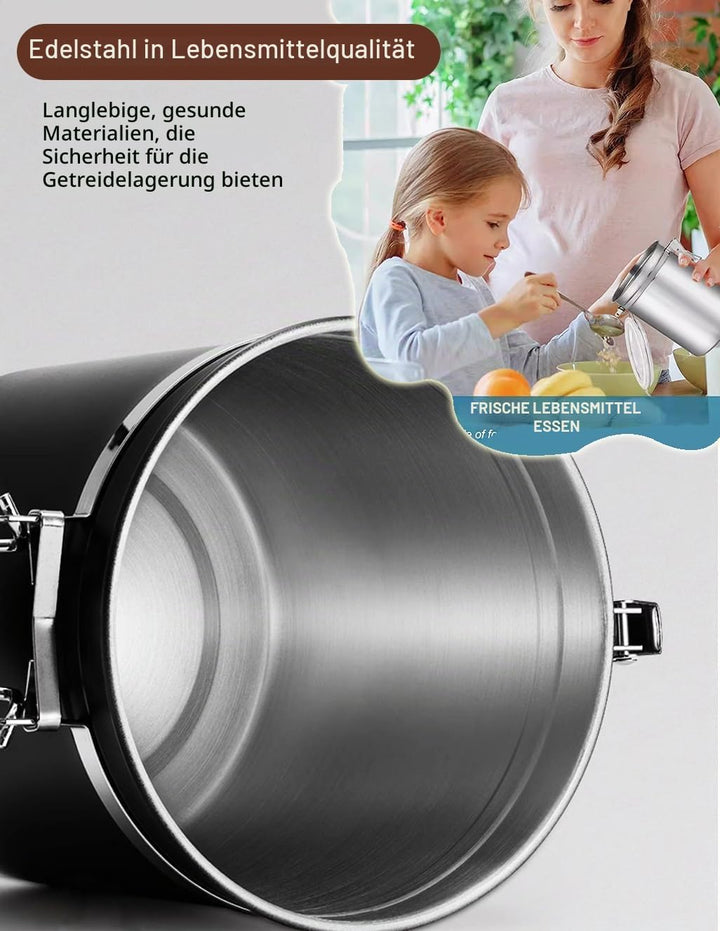 Kaffeedose Luftdicht mit Deckel Kaffeebohnen Behälter für Kaffeepulver Bohnen Tee Mehl Müsli Zucker,