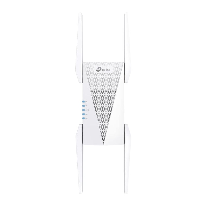 TP-Link RE815XE WiFi 6E WLAN Verstärker Repeater AXE5400, 160-MHz-Kanal, Tri-Band, WPA3, empfohlen f