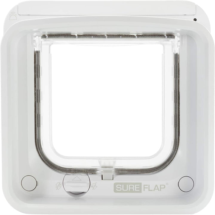 Sure Petcare SureFlap Mikrochip-Katzenklappe Connect, kompatibel mit Smartphone-App, Einbau in Türen