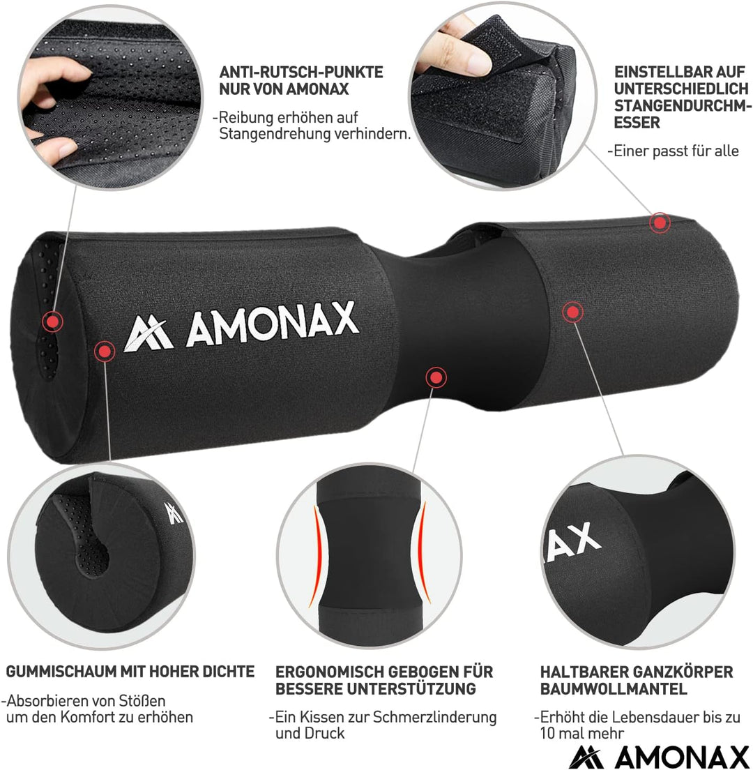 Amonax langhantel polster, extra dicke nackenpolster langhantel- Barbell Pad nackenschutz für hip th