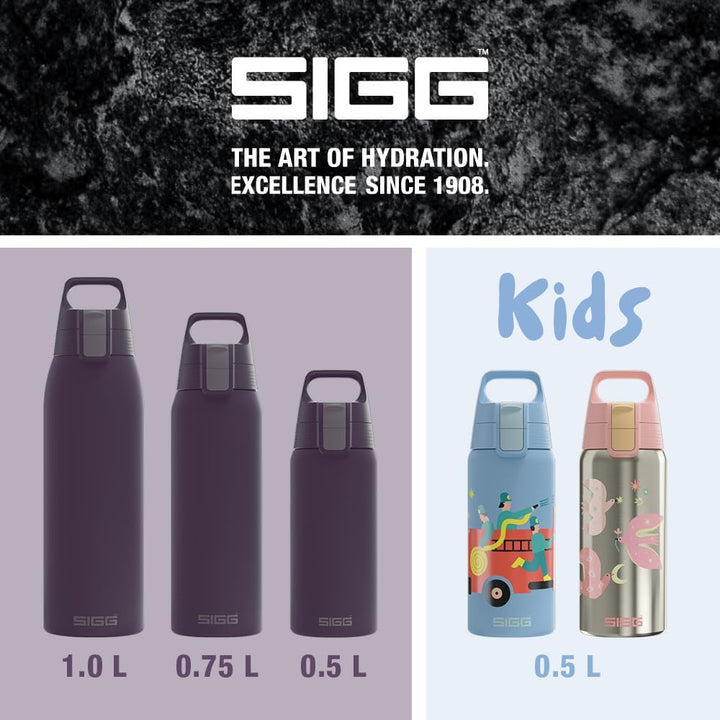 SIGG - Isolierte Trinkflasche - Thermosflasche Shield Therm One Nocturne kohlensäurehaltige Getränke