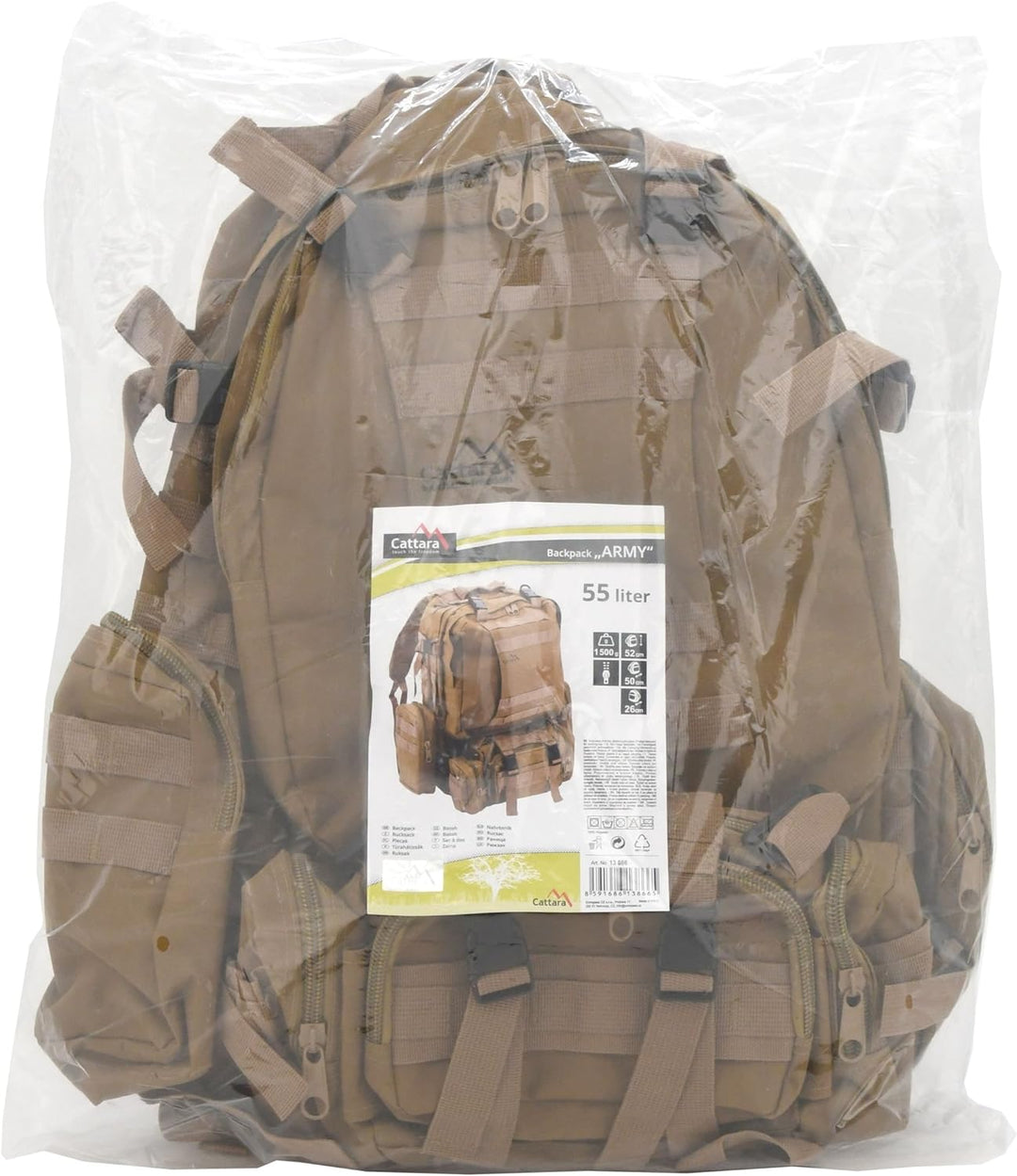 Cattara 13866 Schulterrucksack 55l ARMY