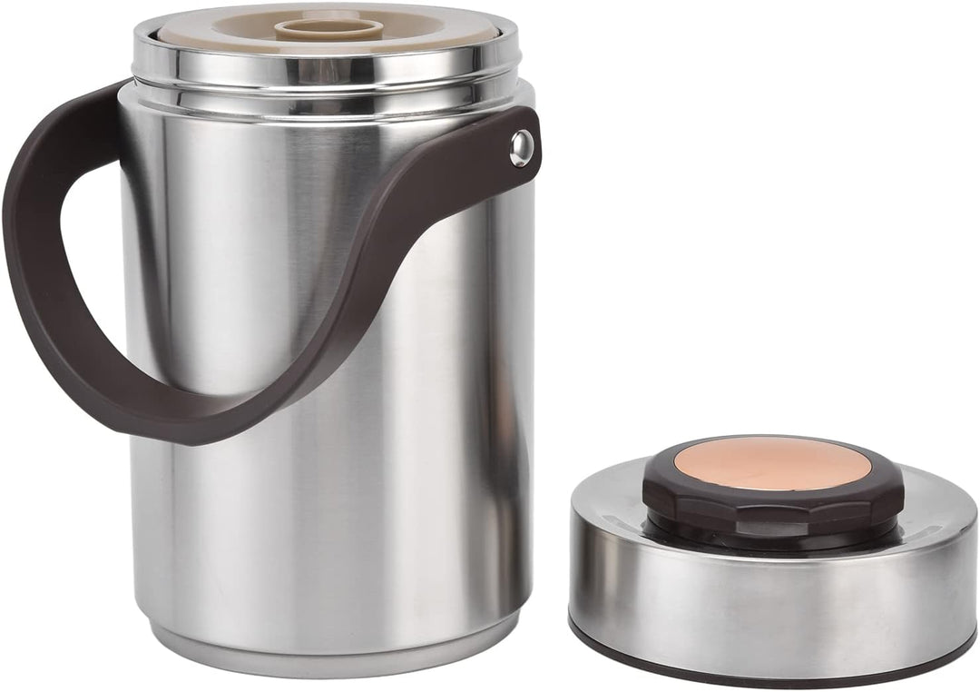 2.3L Thermobehälter für Essen, 3-lagig 304 Edelstahl Vakuum-isoliert Thermo Lunchbox, Essen Warmhalt