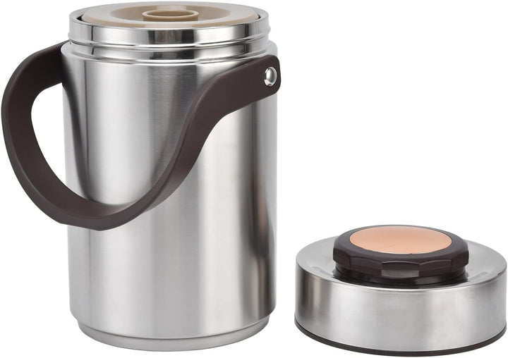 2.3L Thermobehälter für Essen, 3-lagig 304 Edelstahl Vakuum-isoliert Thermo Lunchbox, Essen Warmhalt
