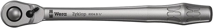 Wera 05004034001 8004 B Zyklop Metal-Knarre mit Umschalthebel mit 3/8Zoll-Antrieb , 3/8 Zoll x 222.0
