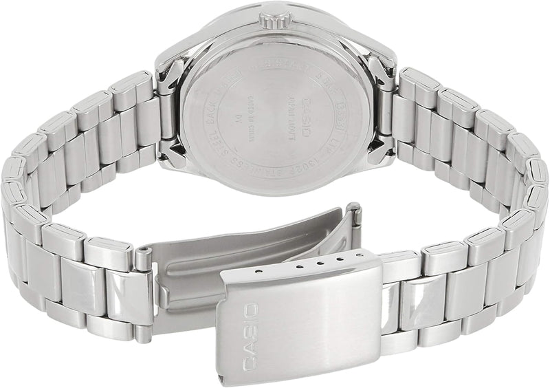 Casio Collection Damen Armbanduhr LTP-1302PD Weiss, Weiss