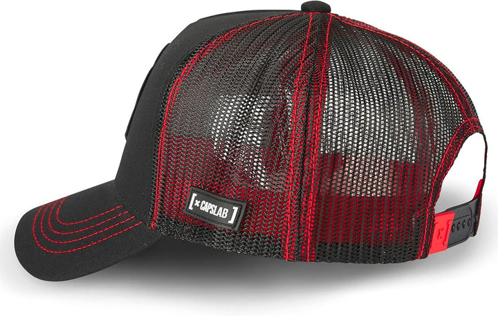 Capslab Trucker Cap mit Patch – Chupa Chups Logo – Offiziell lizenzierte Retro Cap – Snapback verste