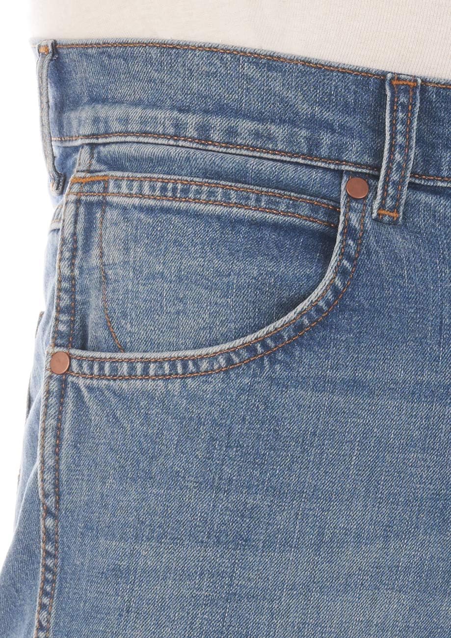 Wrangler Jeans Herren Stretch Bootcut Jacksville Jeanshose Hose Denim Schwarz Blau 30 31 32 33 34 36