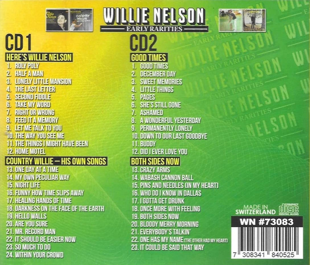 Here's Willie Nelson / Country Willie / Good Times, Audio-CD