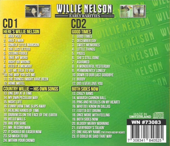 Here's Willie Nelson / Country Willie / Good Times, Audio-CD