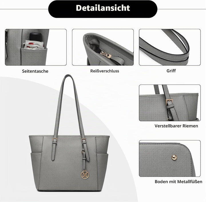 Miss Lulu Handtasche Damen Tasche damen Shopper Damen Gross Shopper Schultertaschen Damen Grosse Han