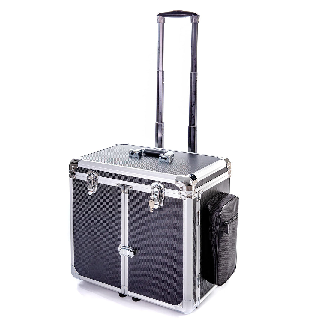 Fusspflegekoffer ideal für die Mobile Fusspflege Trolley Modell CS-Black Schwarz