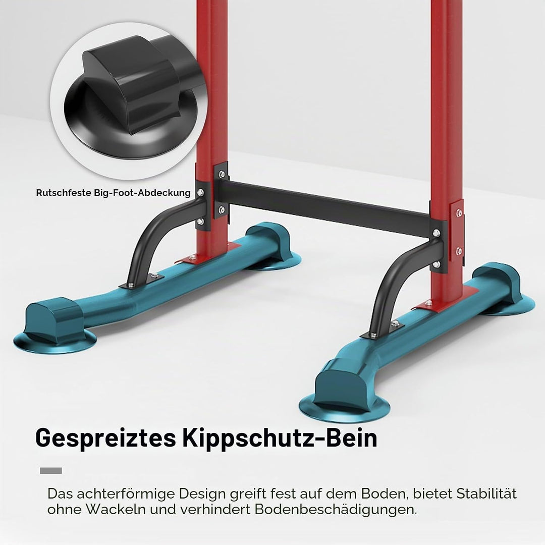 SDHYL Power Tower Kraftstation Klimmzugstange Dip-Stationen Höhe Verstellbar Schlingentraining Bauch