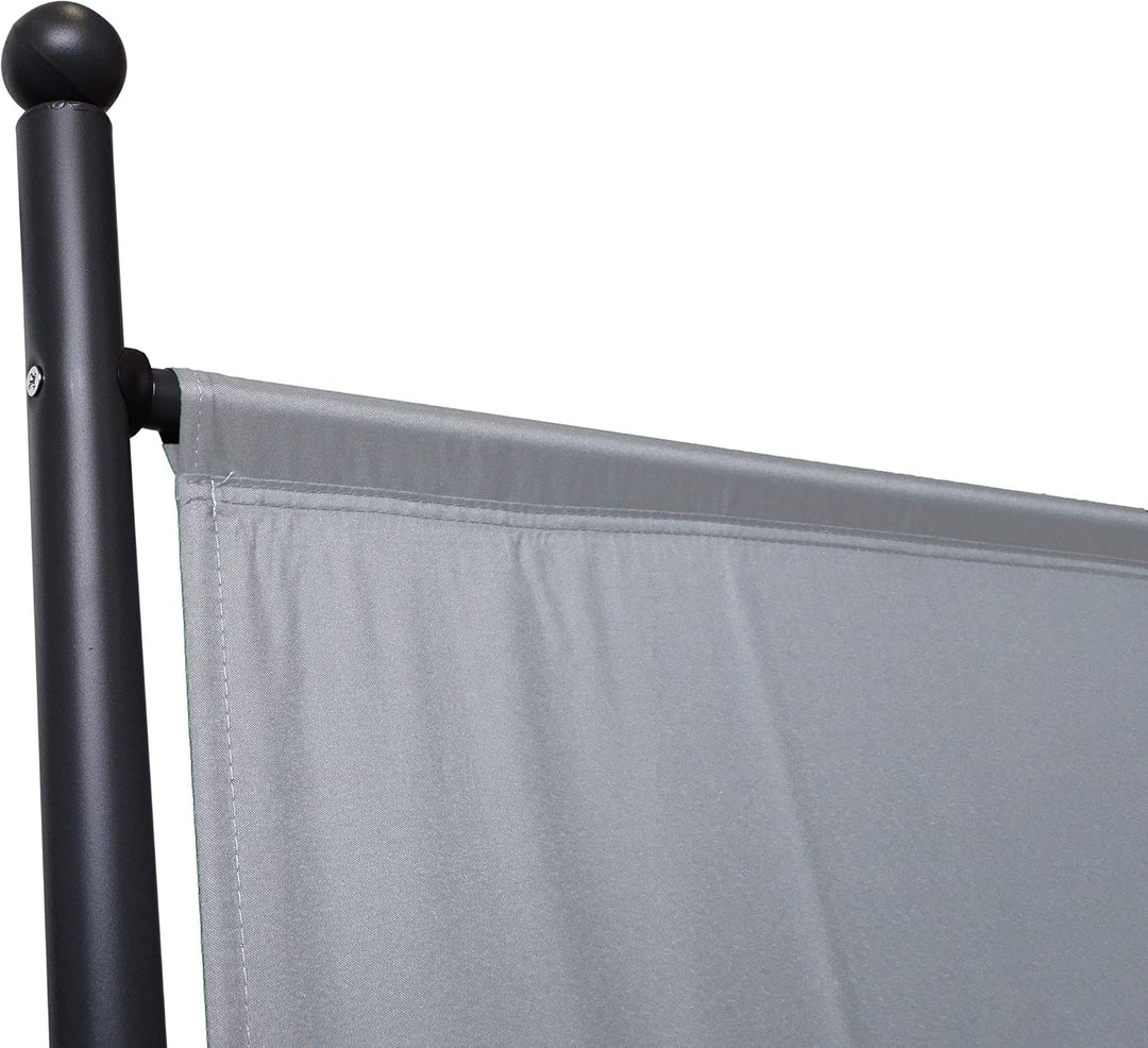 QUICK STAR Paravent 180 x 178 cm Stoff Raumteiler Gross Garten Stellwand Trennwand Balkon Sichtschut