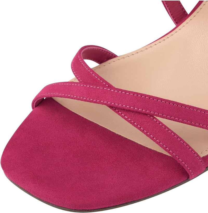 Tamaris Damen Sandaletten, Frauen Sandalen,TOUCHit-Fussbett 37 EU Fuxia, 37 EU Fuxia