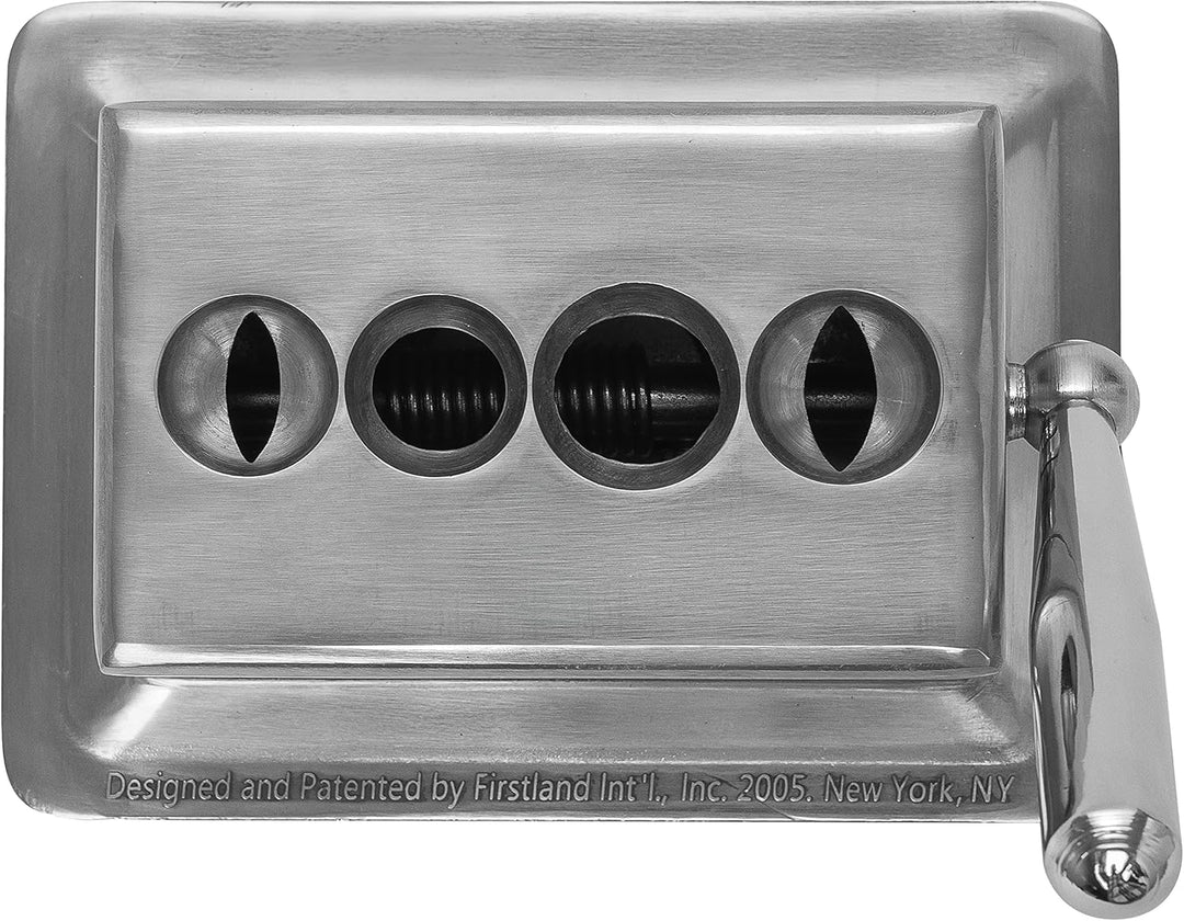 Quality Importers Trading Co. Quad Tisch-Zigarrenschneider Silber, Silber