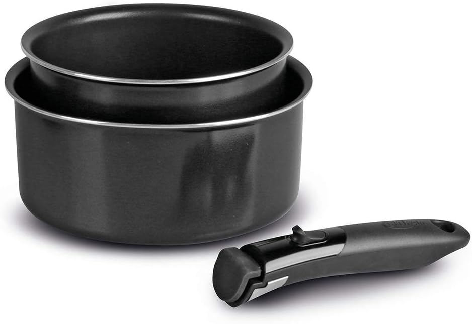 Sitram 713284, Set mit 2 Töpfen Ø 16 und 20 cm, aus Aluminium, Antihaftbeschichtung, Sitram, mit abn