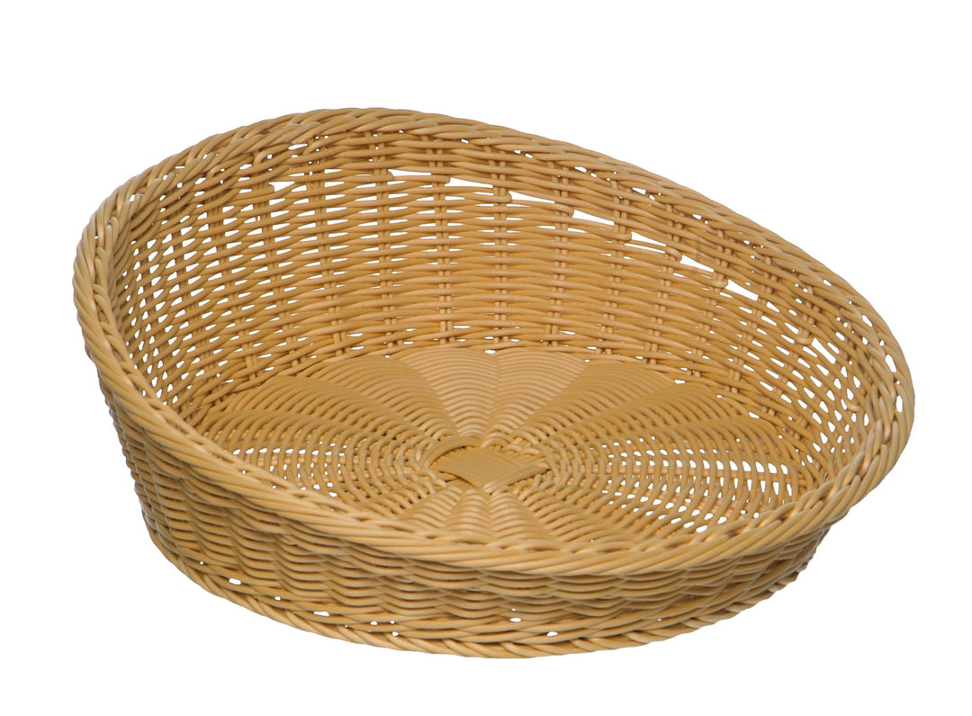 APS 50205 Korb "PROFI LINE", Ø 31-37 cm, Höhe 12 bzw. 6 cm, Polypropylen, beige