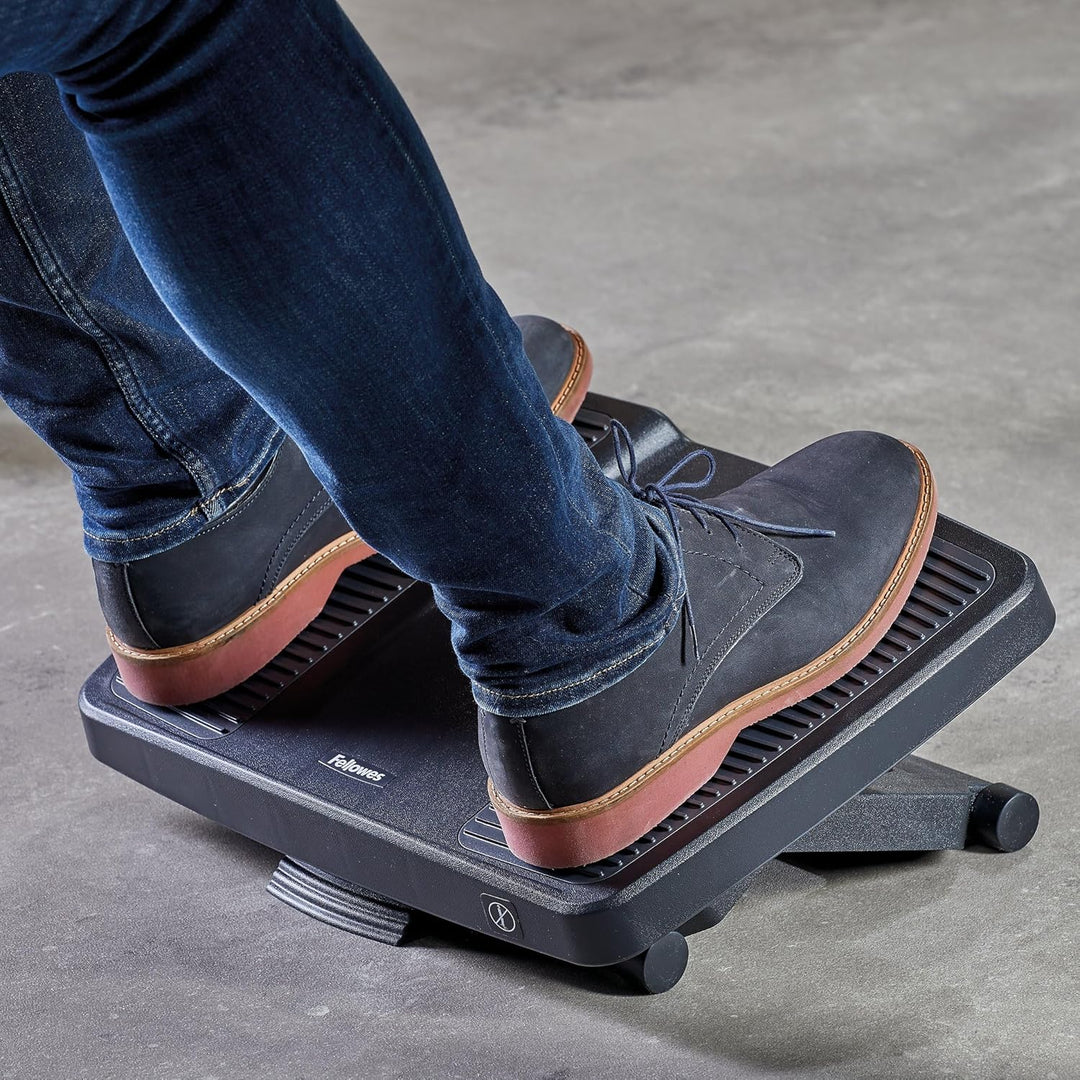 Fellowes 8067001 Fussstütze Professional Series Profi verstellbar mit frei beweglicher Plattform, sc