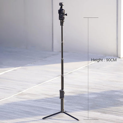 MAXCAM Selfie Stick Stativ Verlängerungsstab für DJI Osmo Pocket 3, 90CM Aluminiumlegierung Verlänge