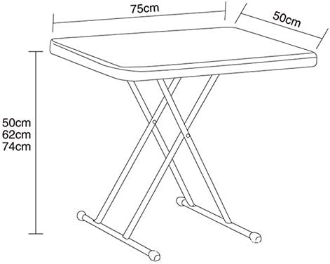 Willonin Klapptisch Campingtisch klein Esstisch Gartentisch faltbar und höhenvertstellbar Tischrahme
