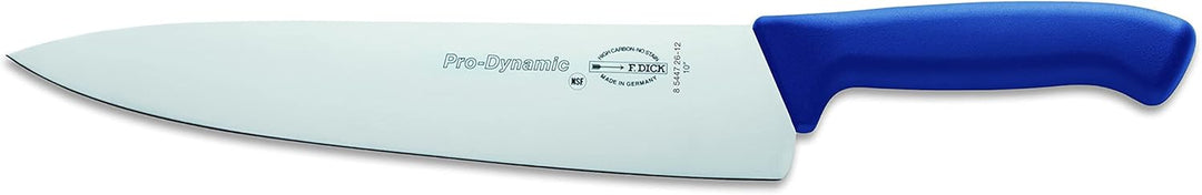 F. DICK ProDynamic Kochmesser (Klingenlänge 26 cm, Küchenmesser blau, Klinge X55CrMo14 Stahl, Härte