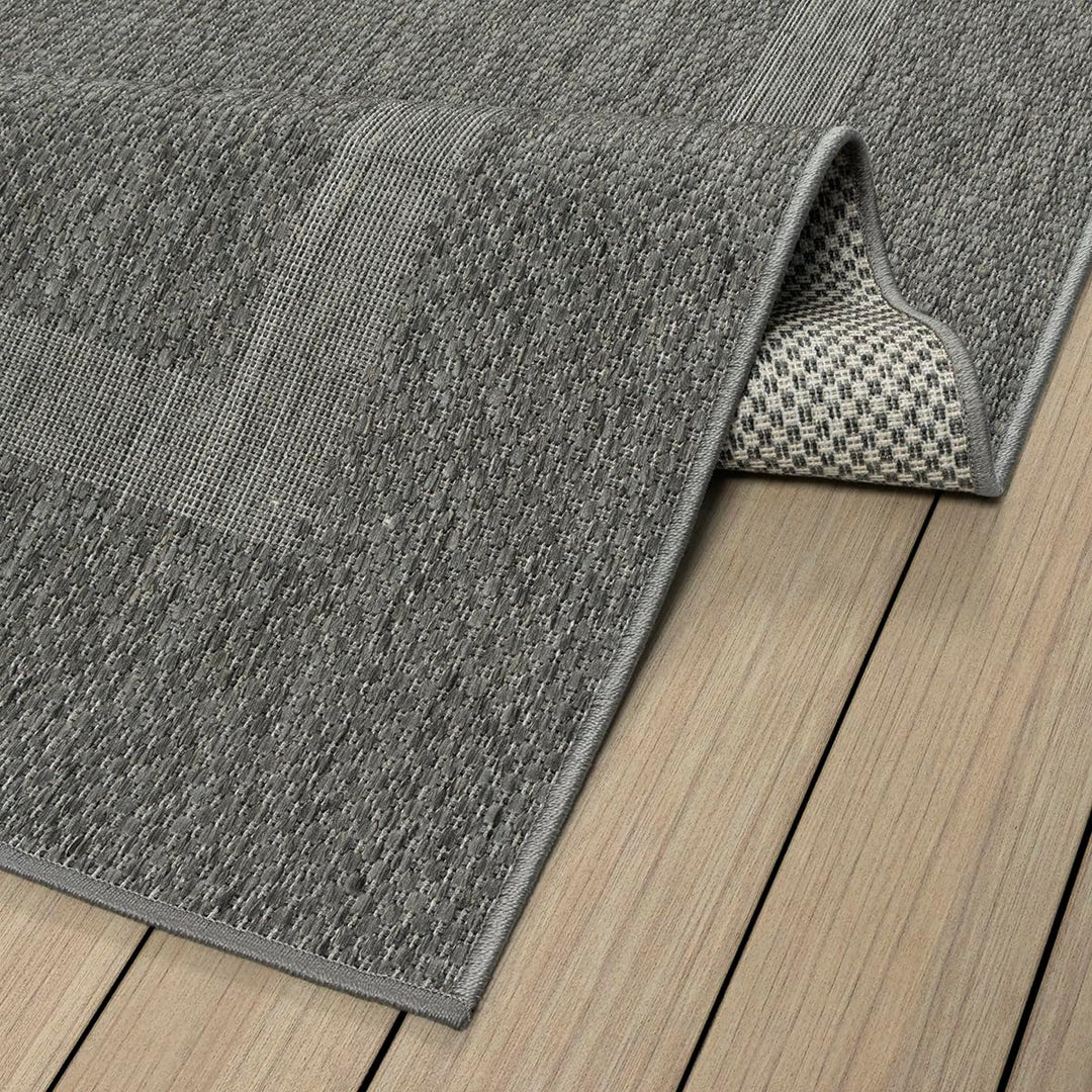Mia´s Teppiche Malaga In- & Outdoor Teppich Flachgewebe, Modisches Design, Schicke Farben, für Balko