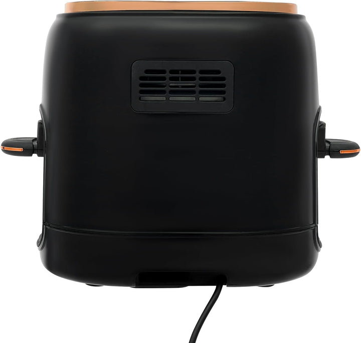 Heissluftfritteusen 4L, Heissluftfritteuse Kompakte mit LED Touchscreen, Friteuse für Fettarmes Koch