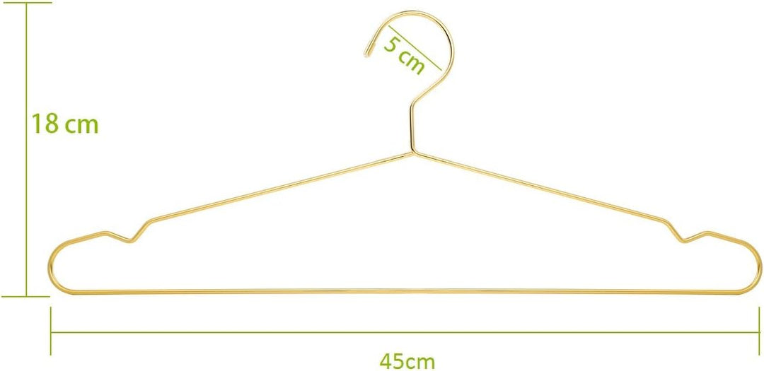 jetdio 45 cm starke Metall Draht Kleiderbügel Kleiderbügel Kleiderbügel, Kleiderbügel, Standard, Met
