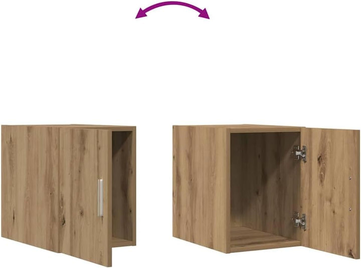 vidaXL Wandschrank Artisan-Eiche 30 x 42,5 x 39,5 cm Holzwerkstoff, Esszimmer, moderner rechteckiger