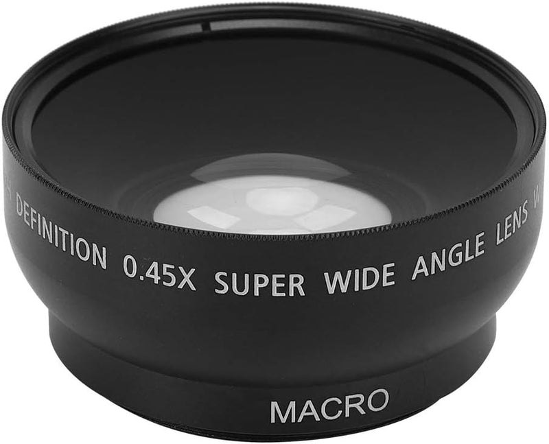 49mm Kamera Weitwinkelobjektiv, 0,45X Weitwinkel Makroobjektiv Universal für Canon für Nikon für Son