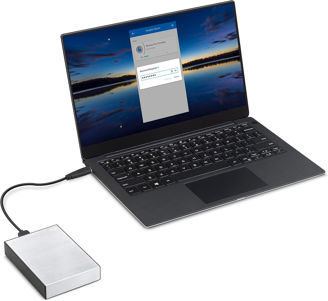 Seagate One Touch 2TB tragbare externe Festplatte, PC, Notebook & Mac, USB 3.0, Silber, inkl. 2 Jahr