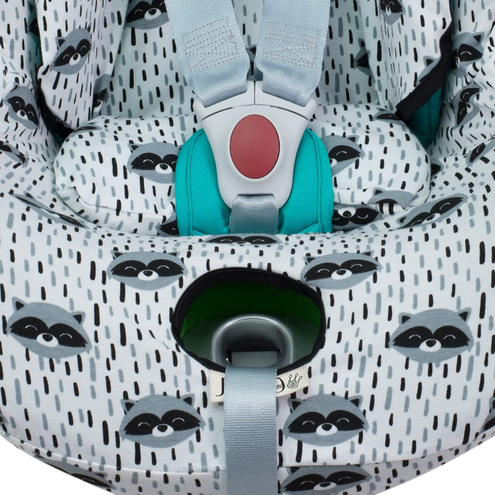 JYOKO Kids Bezug für Autositz kompatibel mit Cybex Aton Cloud- Q-M-2-4-5, aus Baumwolle (Aton Q, Rac