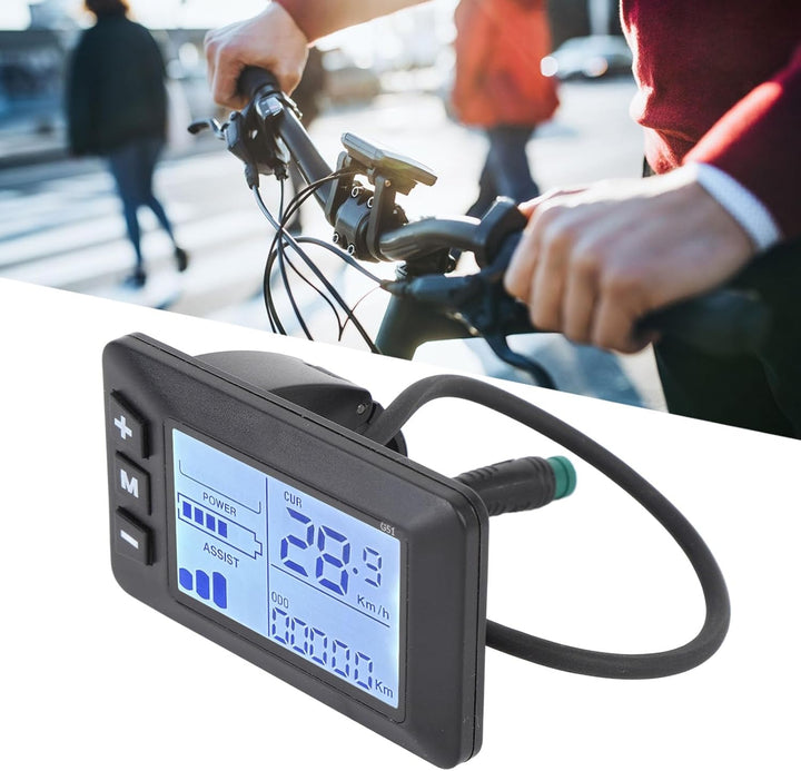 Elektrofahrrad -LCD -Display, E -Scooter -Display -Messgerät -Bedienfeld -Bildschirm Fahrrad Tachome