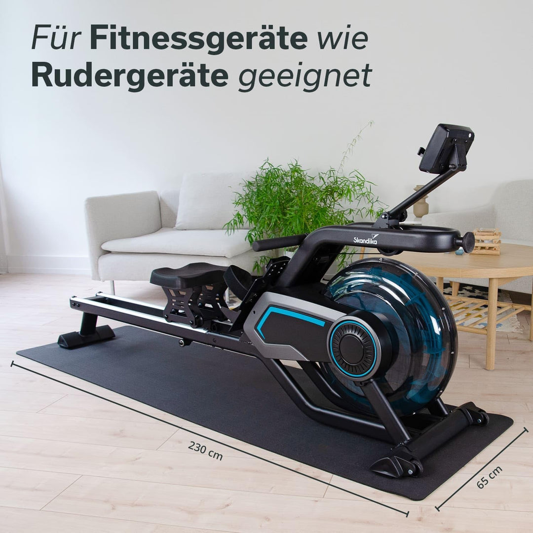 Skandika Bodenschutzmatte für Heimtrainer Rudergeräte und Vibrationsplatten | Made in Germany, Multi