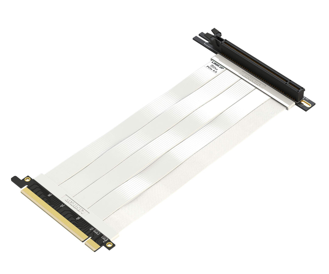 LINKUP - Ultra PCIe 4.0 X16 Riser-Kabel [RTX4090 RX6950XT x570 B550 Z690 Getestet] Geschirmte Vertik