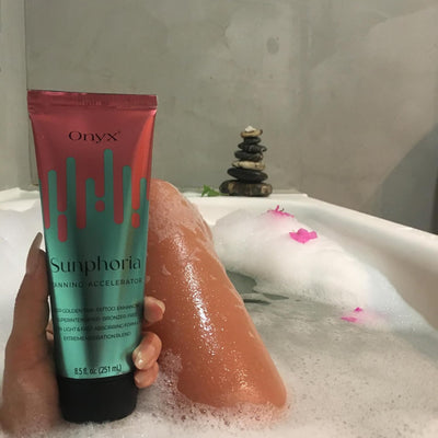 Onyx Sunphoria Solarium Creme ohne Selbstbräuner - Sonnencreme mit Bräunungsbeschleuniger - Extreme