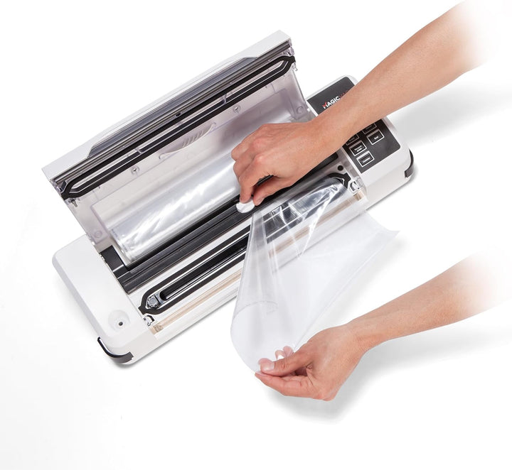 Magic vac V212PK1 Champion Vakuumiermaschine, 130, Aluminium, Weiss
