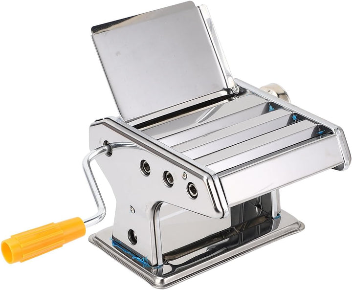 Ejoyous Nudelmaschine Manuelle Nudelmaschine Edelstahl-Nudelmaschine Mit Einstellknopf Für Mehrere D