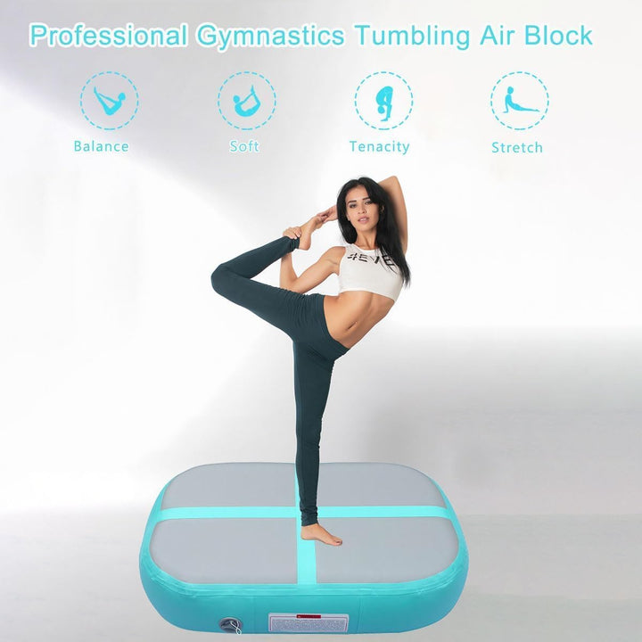 Aufblasbare Air Roll Air Barrel Gymnastik Tumbling Matten, Airspot Gymnastikmatte mit Pumpe, Gymnast