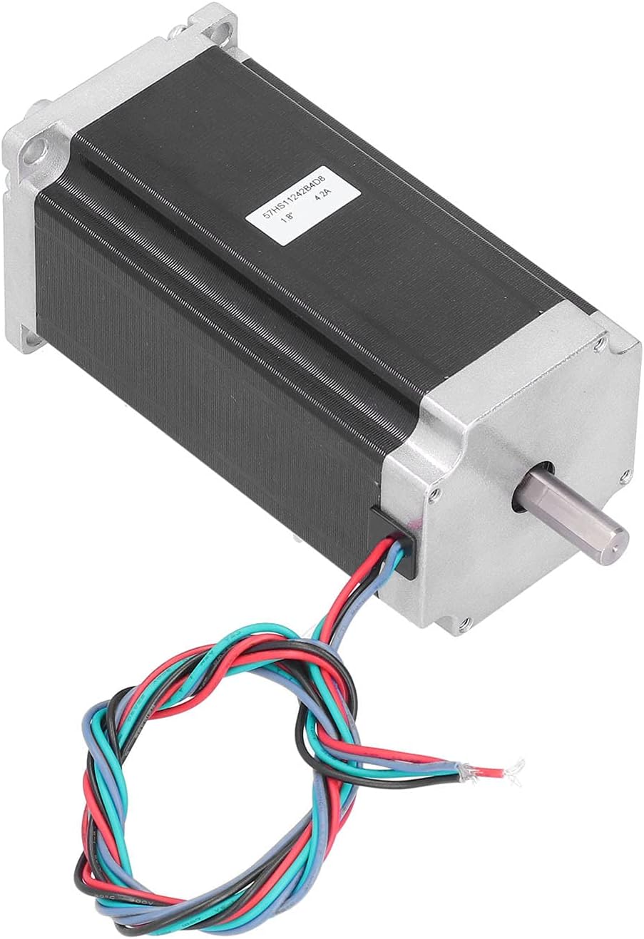 57 Schrittmotor, 24V 4.2A 3Nm High Torsion Motoren mit 8mm Welle für DIY CNC 3D Drucker(57HS11242B4D