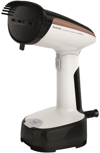 Tefal Access Steam Pocket Dampfbürste DT3030 | Kompaktes Design | Abklappbarer Bügelkopf | Aufheizze