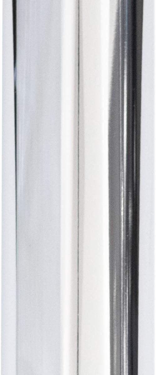 Sossai® Premium Tischbeine TBCH | höhenverstellbar | Design: Chrom | 4 Stück | Höhe: 71 cm (710 mm)