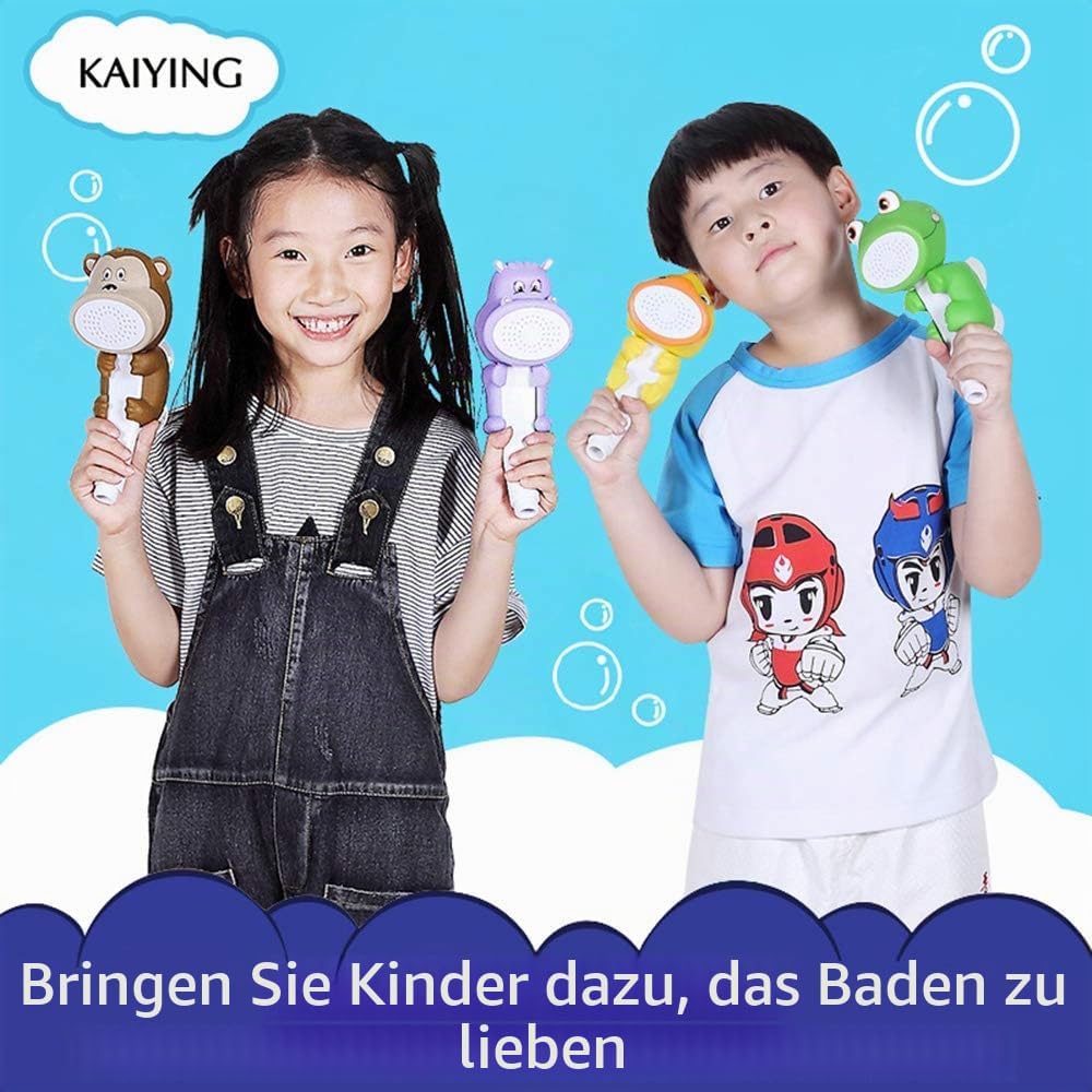 KAIYING Delphin Kinderdusche, Handduschkopf für Kleinkinder, Baby Duschaufsatz, Duschköpfe Badezubeh