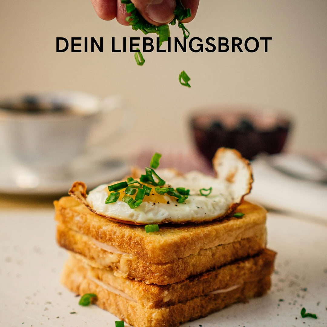 Toastbrotform aus Edelstahl mit Deckel – Kastenform für Brot & Sandwich – ohne Beschichtung, spülmas