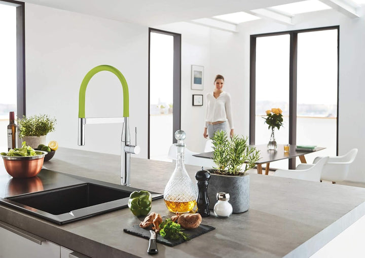 Grohe Schlauchauslauf für Essence Küchenarmatur blau (matt), 30321TY0, Blau