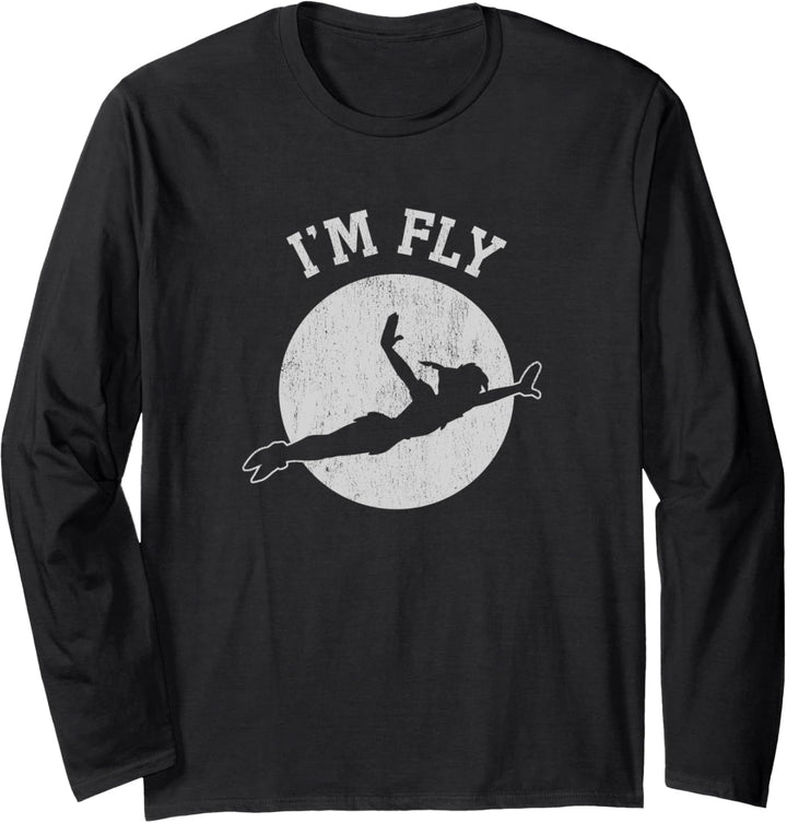 Disney Peter Pan Silhouette I'm Fly Langarmshirt